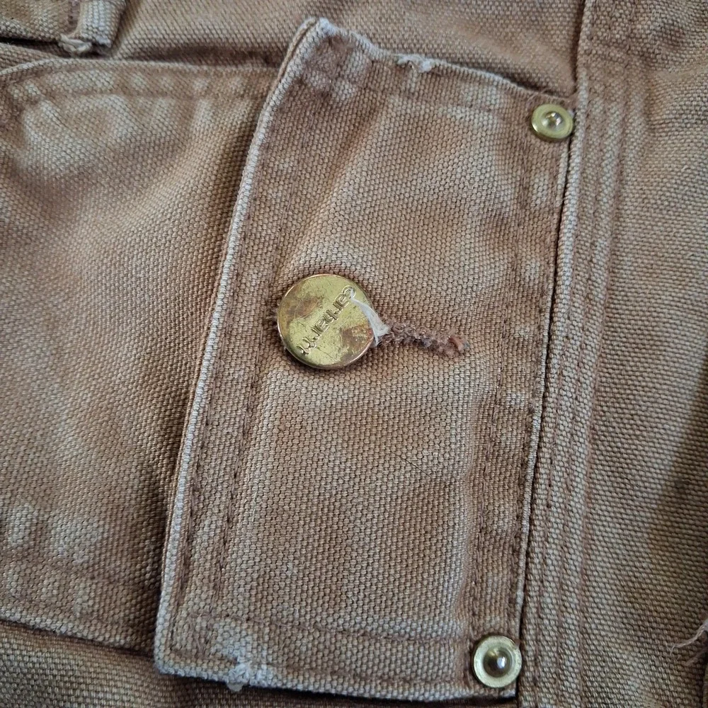 carhartt small brown duck canvas dog chore coat gorpcore streetwear pet jacket